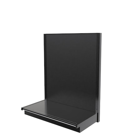 Lozier Gondola Wall Display Starter, Black 48W 60H 25D P465S-ST